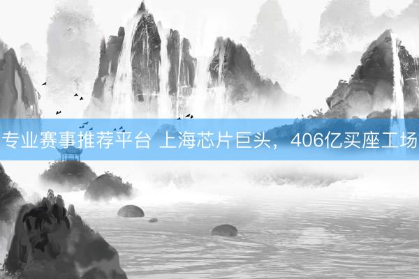 专业赛事推荐平台 上海芯片巨头，406亿买座工场